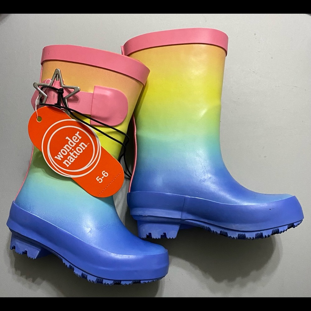 Wonder Nation Toddler Girl Boots 5-6